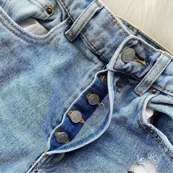 PacSun Distressed High Waisted Baggy Jeans - Picture 7 of 7